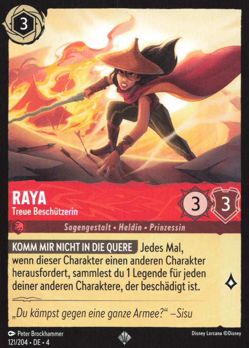 Raya - Treue Beschützerin 4URS-121 Super Rare Deutsch