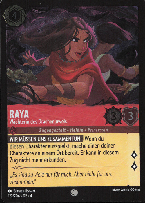 Raya - Wächterin des Drachenjuwels 4URS-122 Common Deutsch