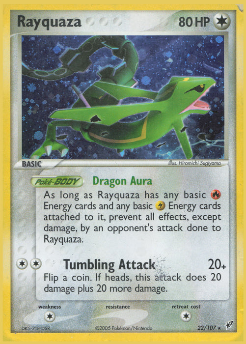 Rayquaza DX-22 Rare Deutsch