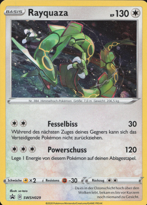Rayquaza SWSH-029 Promo Deutsch