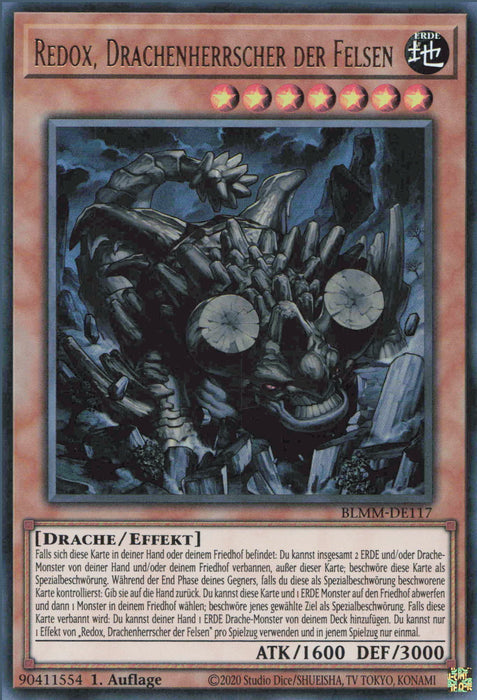 Redox, Drachenherrscher der Felsen BLMM-DE117 Ultra Rare Deutsch