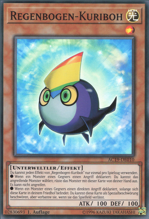 Regenbogen-Kuriboh AC19-DE010 Super Rare
