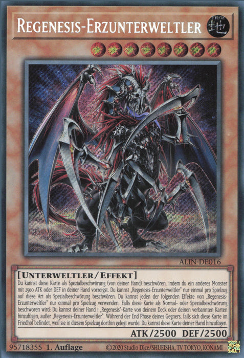 Regenesis-Erzunterweltler (V.1) ALIN-DE016 Secret Rare Deutsch