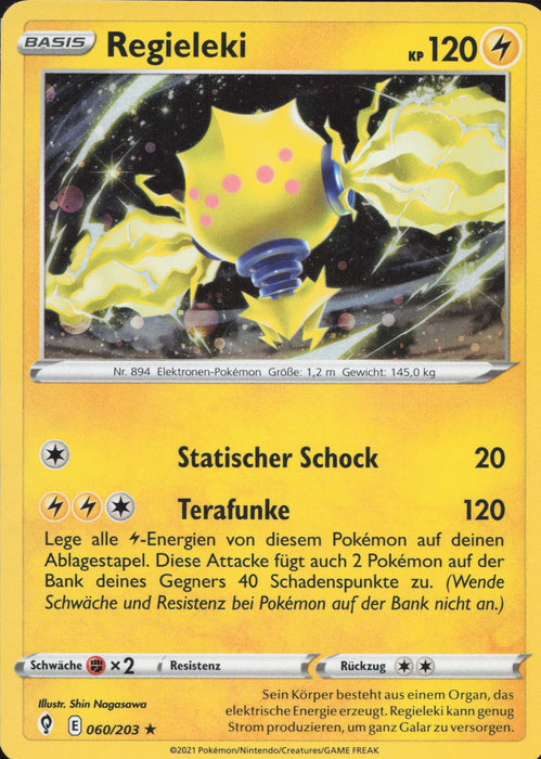 Regieleki EVS-060 Holo Rare Deutsch