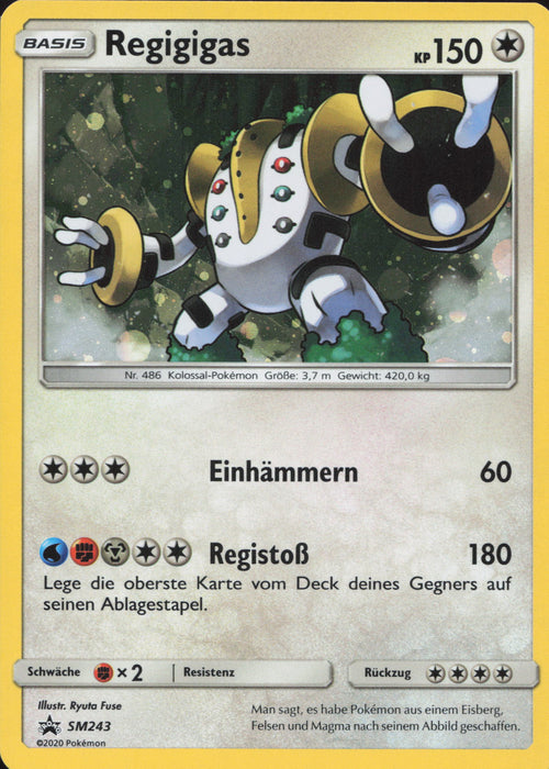Regigigas SM-243 Promo Deutsch