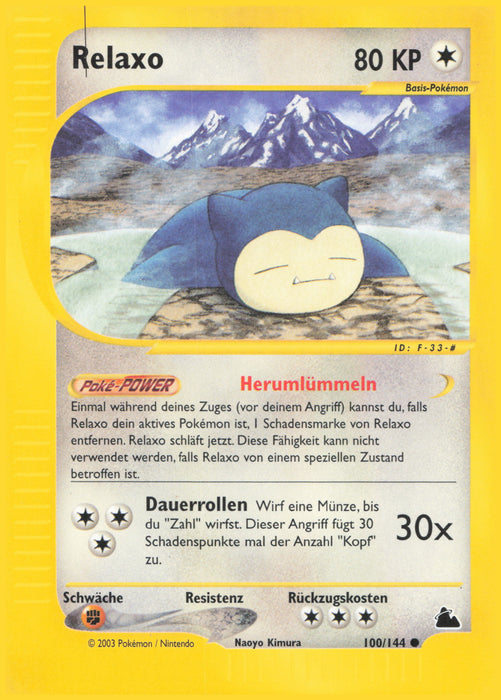 Relaxo SK-100 Common Deutsch