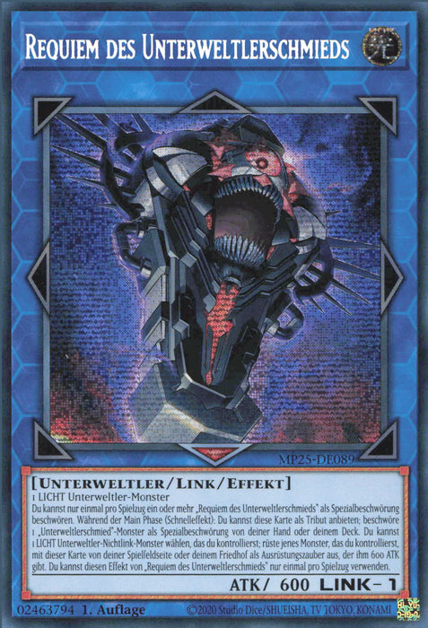 Requiem des Unterweltlerschmieds MP25-DE089 Secret Rare Deutsch
