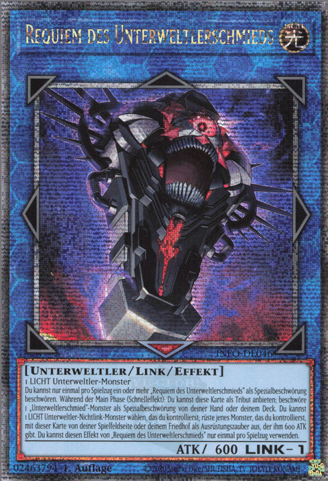 Requiem des Unterweltlerschmieds (V.2) INFO-DE046 Quarter Century Secret Rare Deutsch