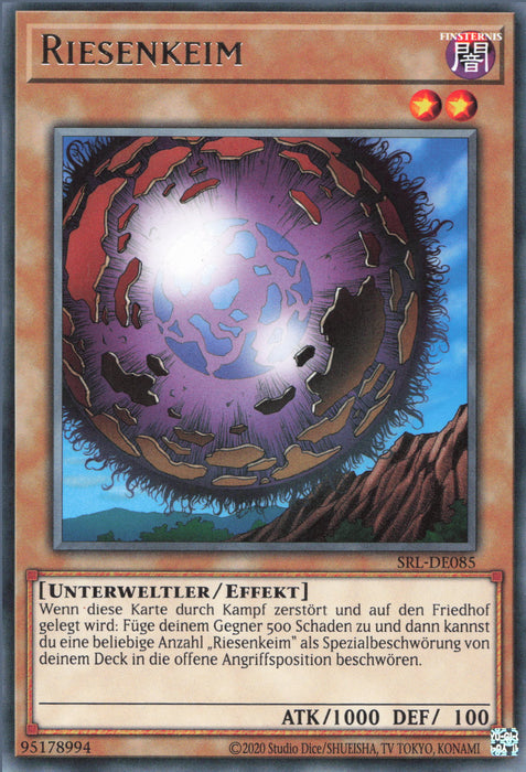 Riesenkeim SRL-25TH-DE085 Rare Deutsch