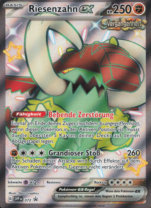 Riesenzahn ex SVP-072 Promo Deutsch