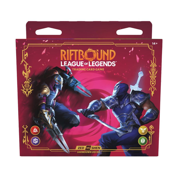 Riftbound Vendetta Showdown Zed vs Shen Deck Englisch