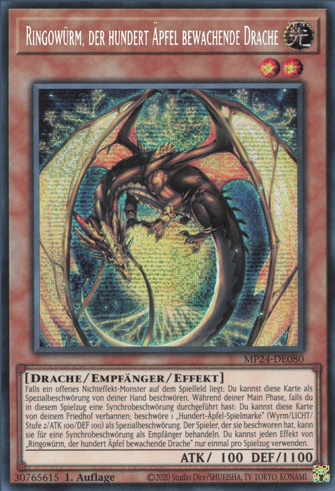Ringowürm, der hundert Äpfel bewachende Drache MP24-DE080 Secret Rare Deutsch