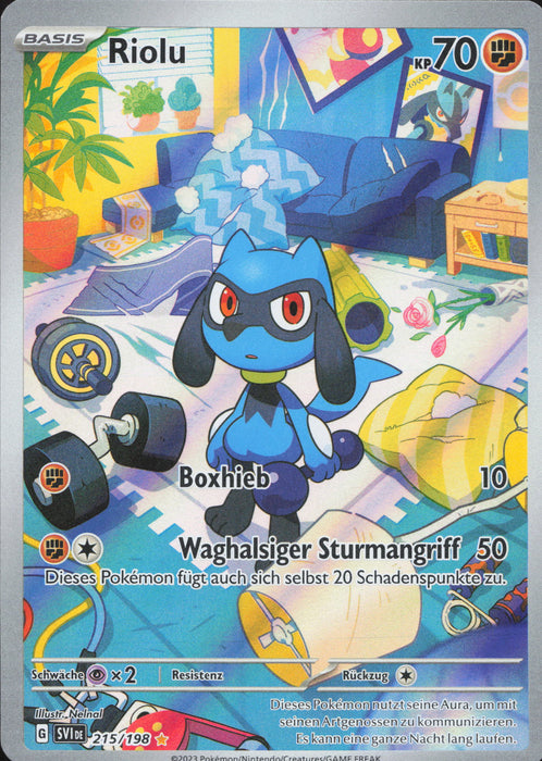 Riolu SVI-215 Illustration Rare Deutsch