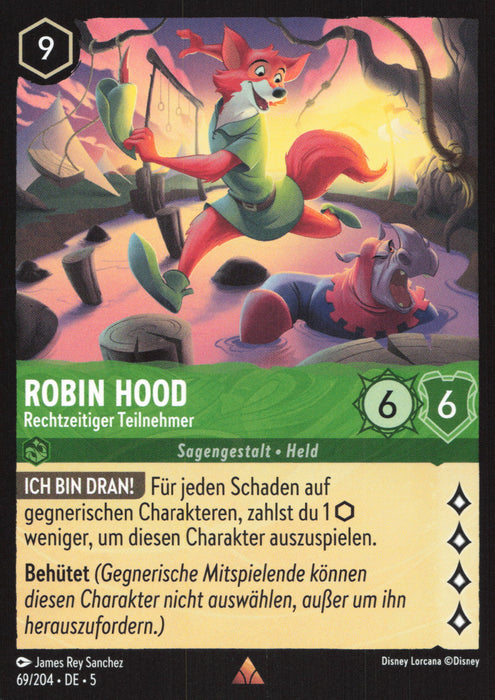 Robin Hood - Rechtzeitiger Teilnehmer 5SSK-69 Rare Deutsch