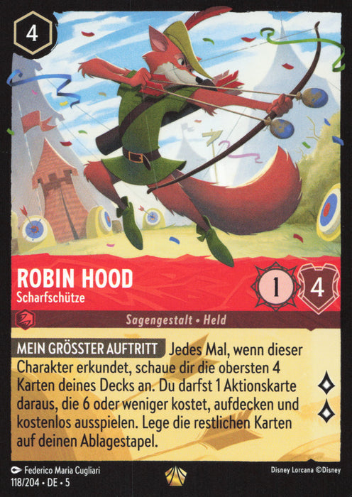 Robin Hood - Scharfschütze (V.1) 5SSK-118 Legendary Deutsch