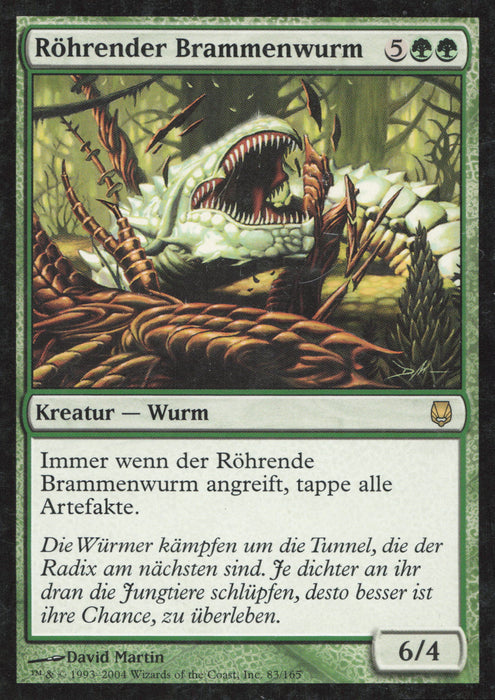 Röhrender Brammenwurm DST-83 Rare Deutsch