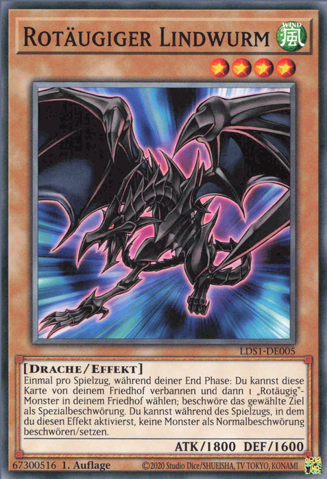 Rotäugiger Lindwurm LDS1-DE005 Common Deutsch