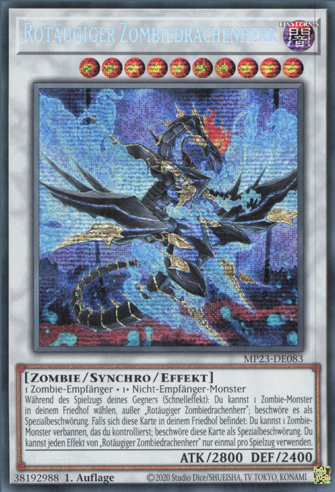 Rotäugiger Zombiedrachenherr MP23-DE083 Secret Rare