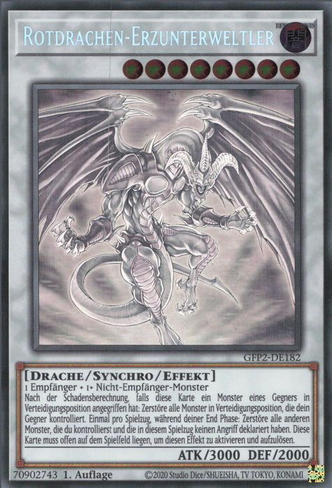 Rotdrachen-Erzunterweltler GFP2-DE182 Ghost Rare Deutsch