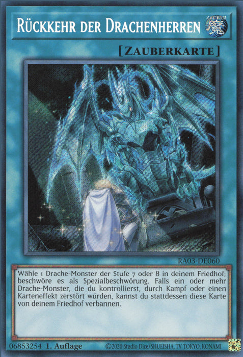 Rückkehr der Drachenherren (V.3) RA03-DE060 Secret Rare Deutsch
