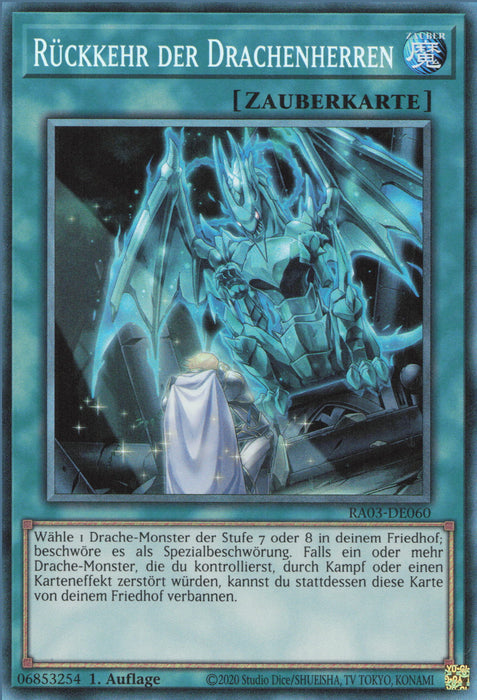 Rückkehr der Drachenherren (V.6) RA03-DE060 Collectors Rare Deutsch