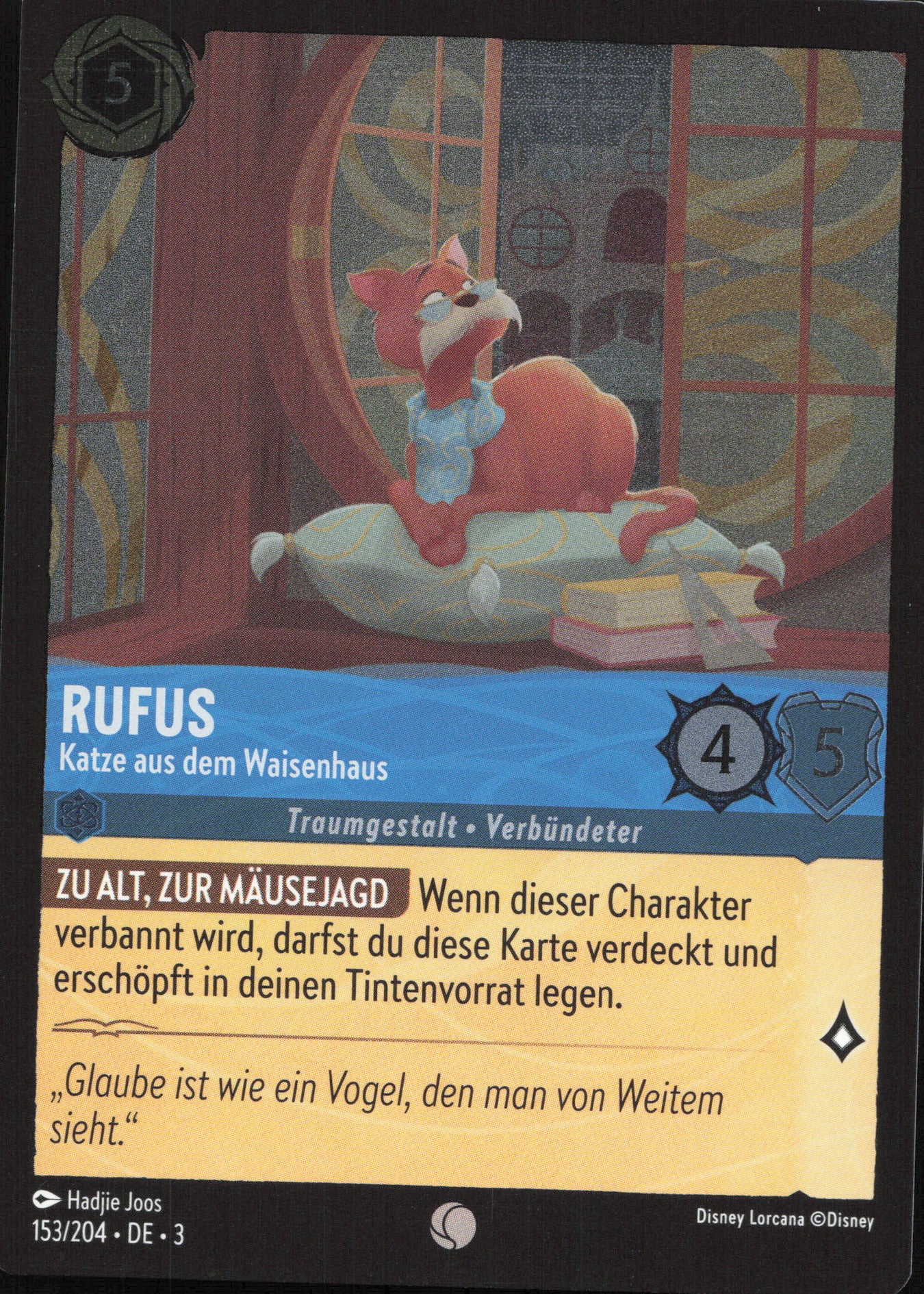 Alle Rufus Charakterkarten in Disney Lorcana