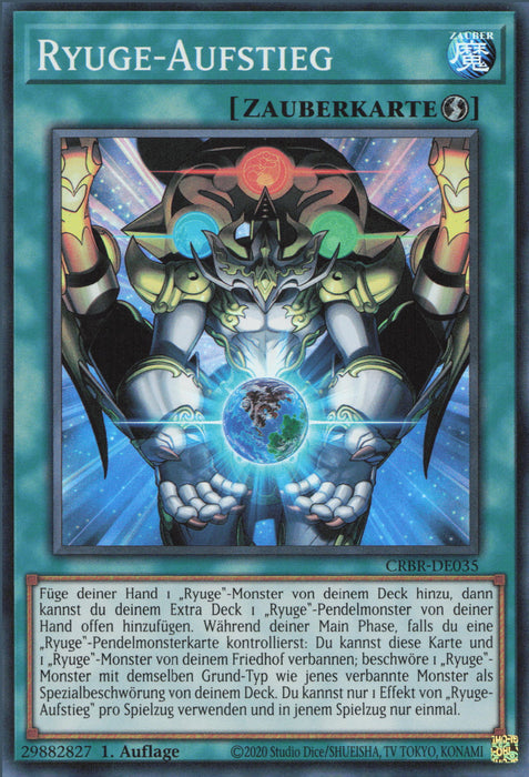 Ryuge-Aufstieg (V.2) CRBR-DE035 Super Rare Deutsch