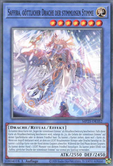 Saffira, göttlicher Drache der stimmlosen Stimme MP25-DE352 Common Deutsch