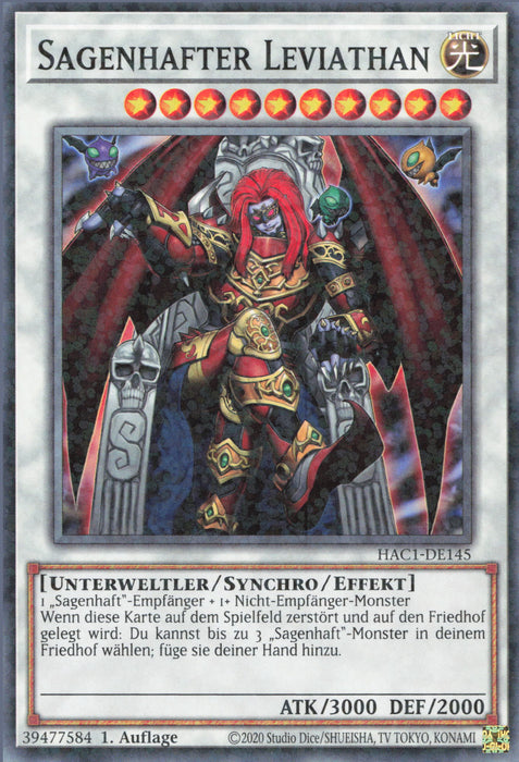 Sagenhafter Leviathan (V.2) HAC1-DE145 Parallel Rare Deutsch