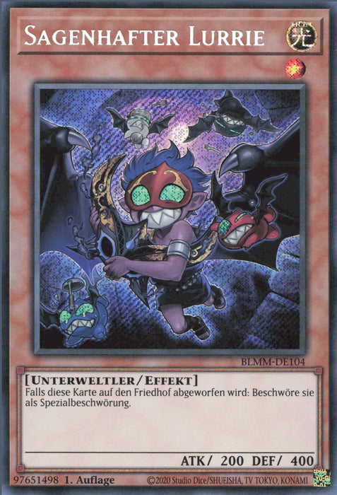 Sagenhafter Lurrie (V.1) BLMM-DE104 Secret Rare Deutsch