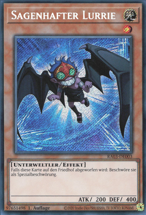 Sagenhafter Lurrie (V.3) RA03-DE003 Secret Rare Deutsch