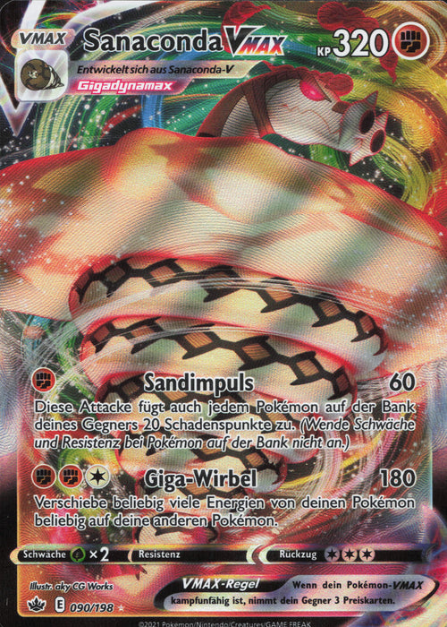 Sanaconda VMAX CRE-090 Ultra Rare Deutsch