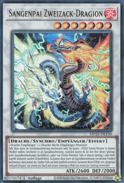 Sangenpai Zweizack-Dragion MP25-DE190 Ultra Rare Deutsch