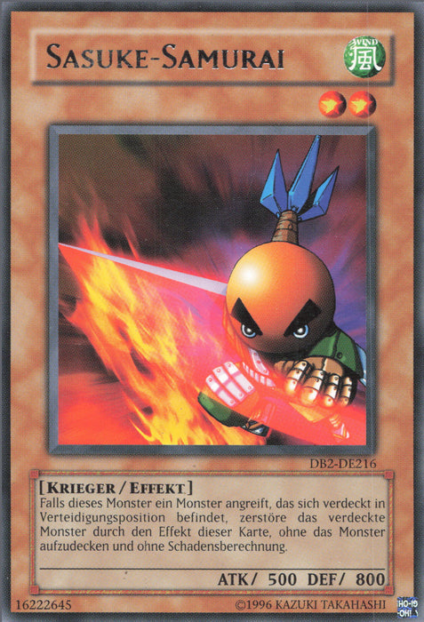 Sasuke Samurai DB2-DE216 Rare Deutsch