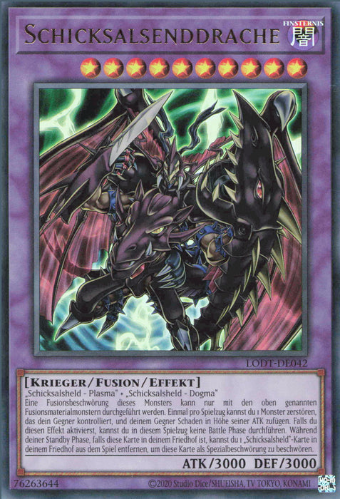 Schicksalsenddrache (V.2) LODT-DE042 Ultra Rare Deutsch