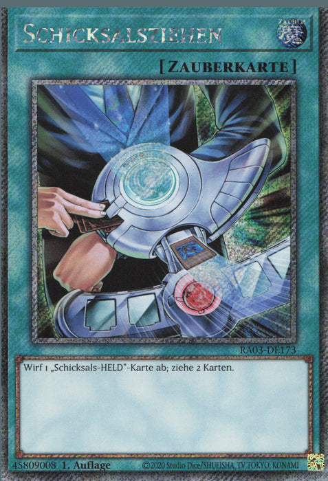 Schicksalsziehen (V.1) RA03-DE173 Platinum Secret Rare Deutsch