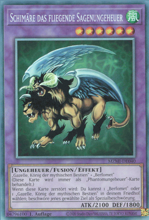 Schimäre das fliegende Sagenungeheuer (V.2) MZMI-DE040 Collectors Rare Deutsch