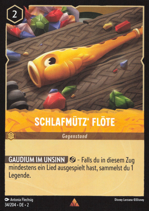 Schlafmütz' Flöte 2ROF-034 Rare Deutsch