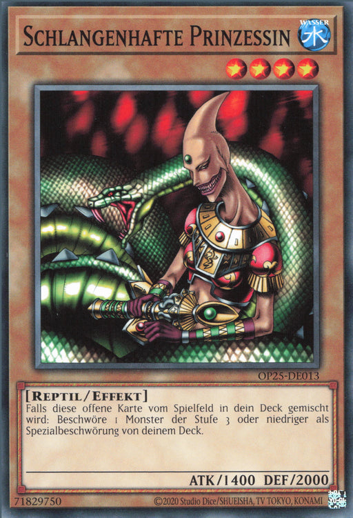 prinzessin yugioh deck Yugioh Schlangenhafte Prinzessin OP25-DE013 Common Deutsch kaufen — ReCollectibles