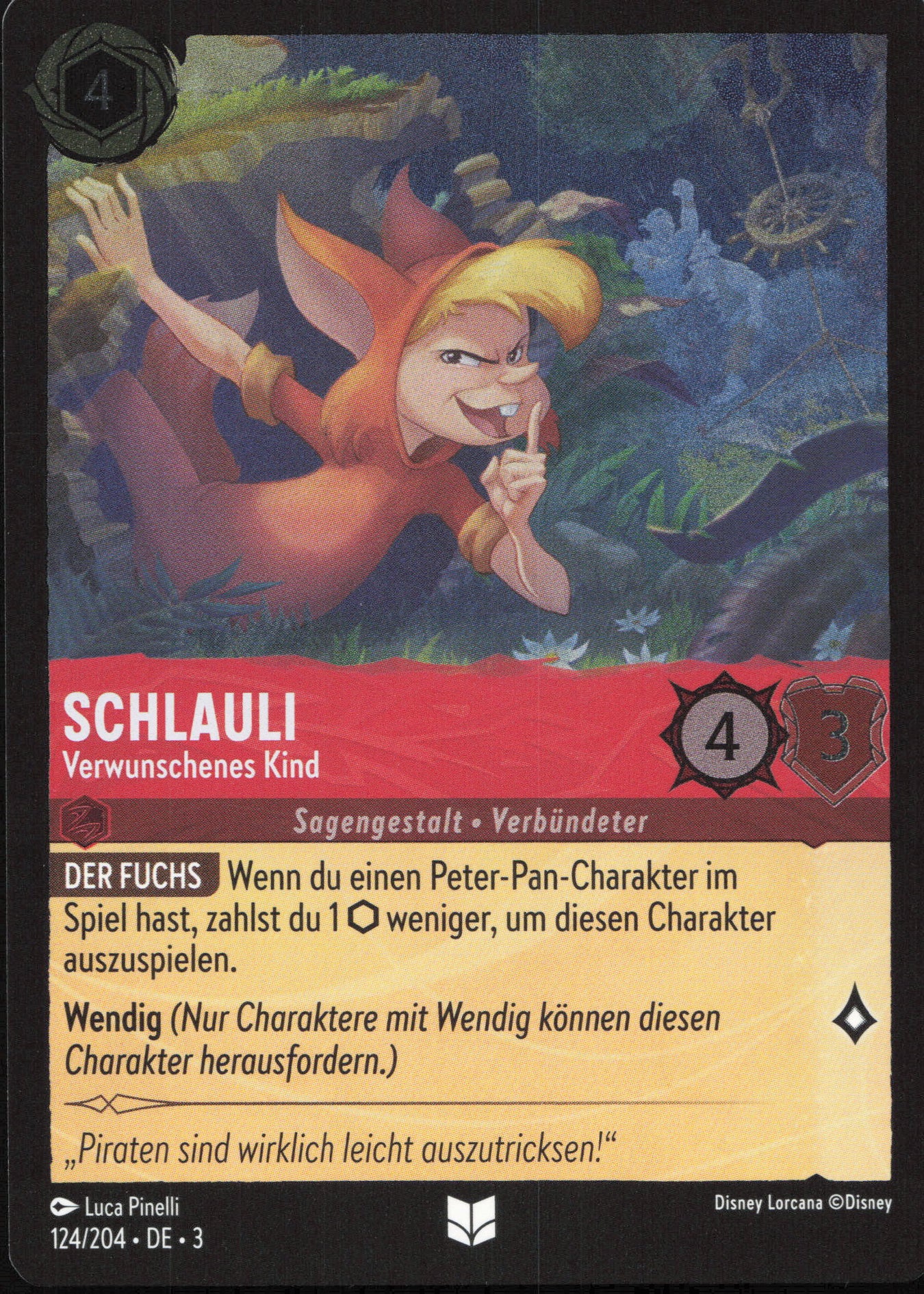 Alle Schlauli Charakterkarten in Disney Lorcana