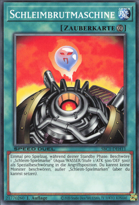 Schleimbrutmaschine SBC1-DEH11 Common Deutsch