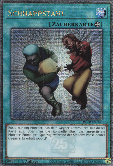Schnappstahl (V.2) BLTR-DE096 Quarter Century Secret Rare Deutsch