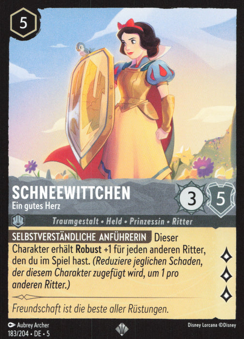Schneewittchen - Ein gutes Herz (V.1) 5SSK-183 Super Rare Deutsch