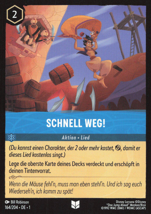 Schnell Weg! 1TFC-164 Uncommon Deutsch