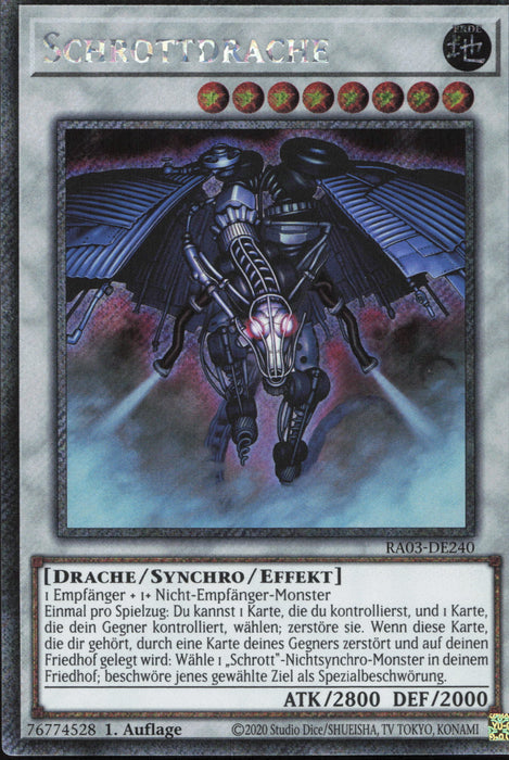 Schrottdrache (V.1) RA03-DE240 Platinum Secret Rare Deutsch