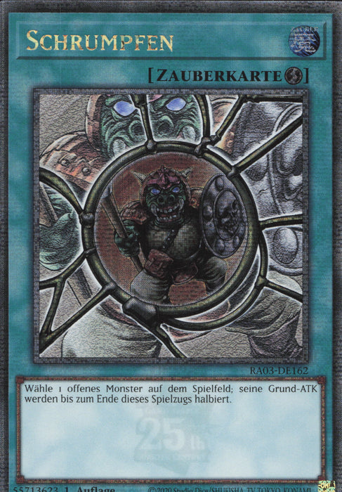 Schrumpfen (V.2) RA03-DE162 Quarter Century Secret Rare Deutsch