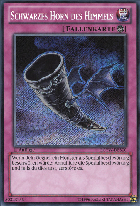 Schwarzes Horn des Himmels LCYW-DE300 Secret Rare