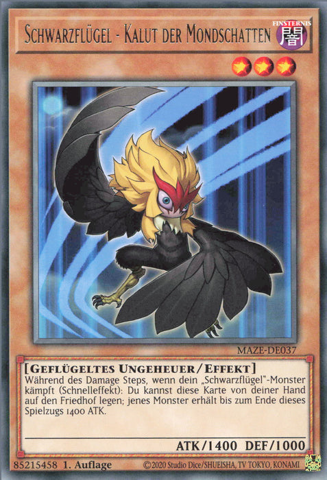 Schwarzflügel - Kalut der Mondschatten MAZE-DE037 Rare Deutsch