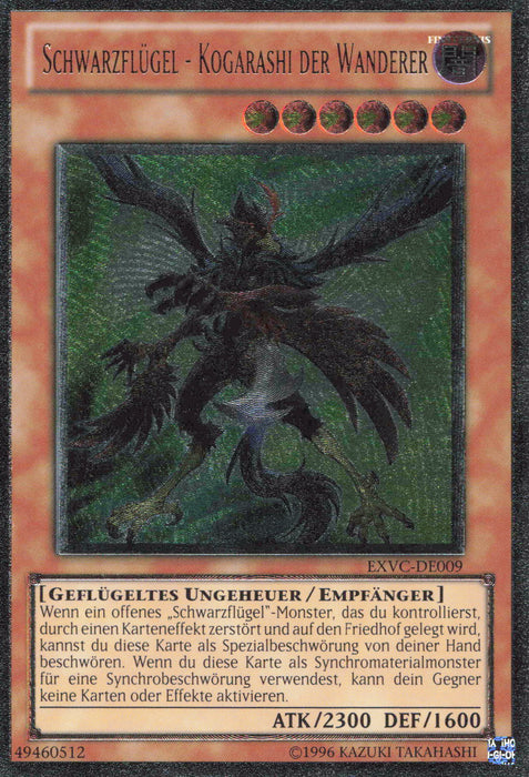 Schwarzflügel - Kogarashi der Wanderer (V.2) EXVC-DE008 Ultimate Rare Deutsch