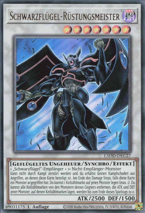 Schwarzflügel-Rüstungsmeister L5DD-DEC27 Ultra Rare Deutsch